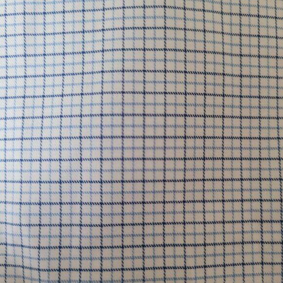 Proper Cloth Non-Iron Check Dress Shirt Men’s XL Blue White Button Down - Picture 4 of 9